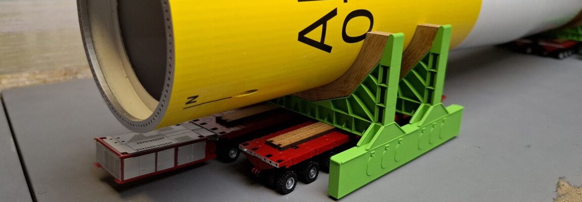 Monopiles mit Ständer