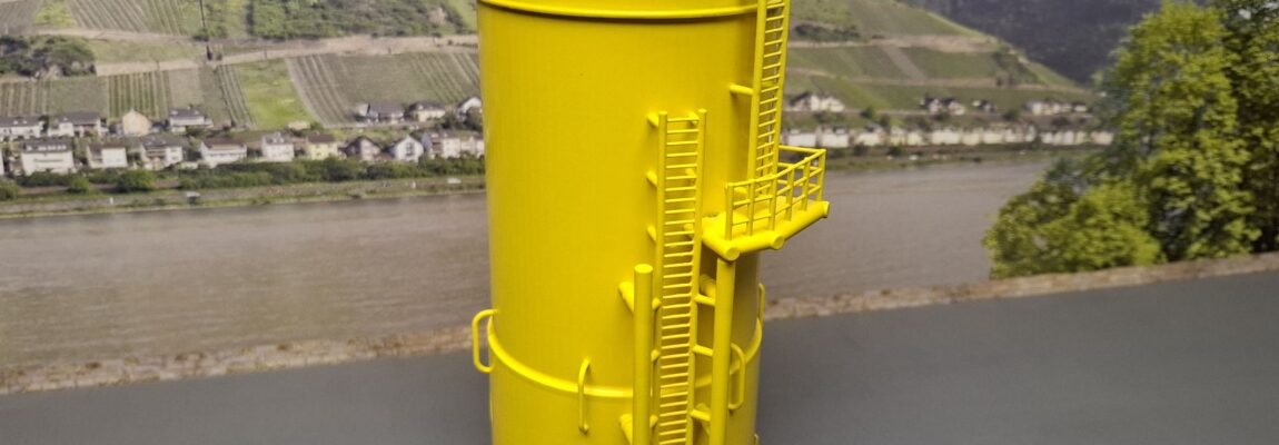Transition piece einer Offshore Windkraftanlage