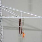 380 kV Hochspannungsmast als Modell
